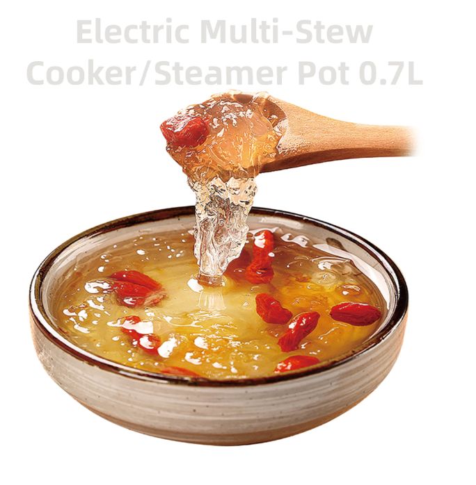 Kylin Electric Multi-Stew Cooker / Steamer Pot 0.7L Blue /Pink AU-K1007