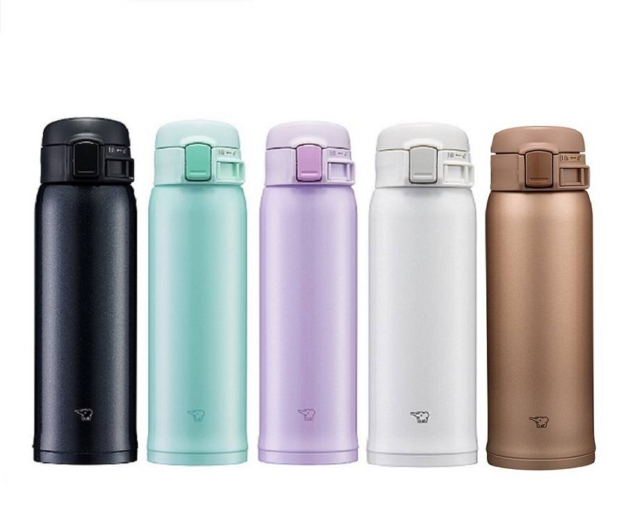 ZOJIRUSHI SM-SR One touch open vacuum insulated bottles 360, 480 & 600 ml