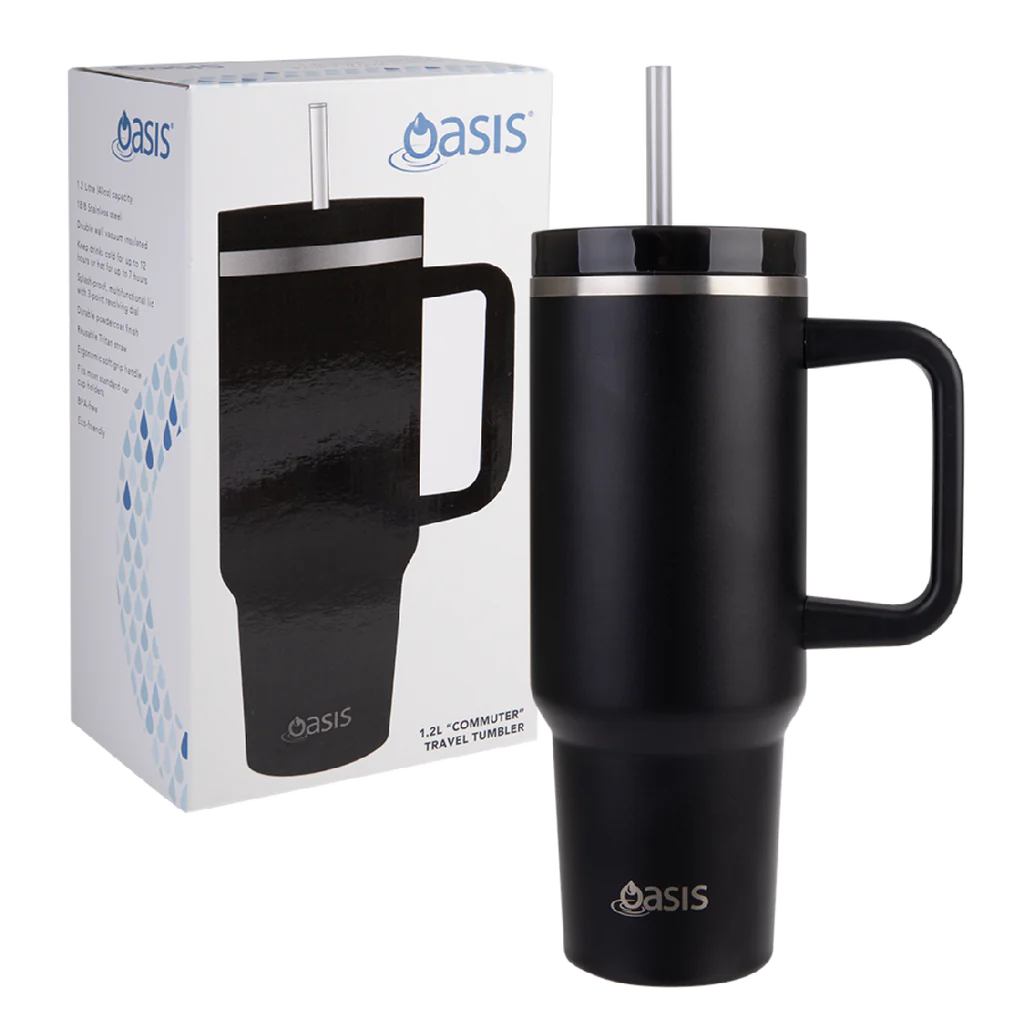 Oasis Insulated Stainless Steel Commuter Travel Tumbler 1.2L Sea Mist