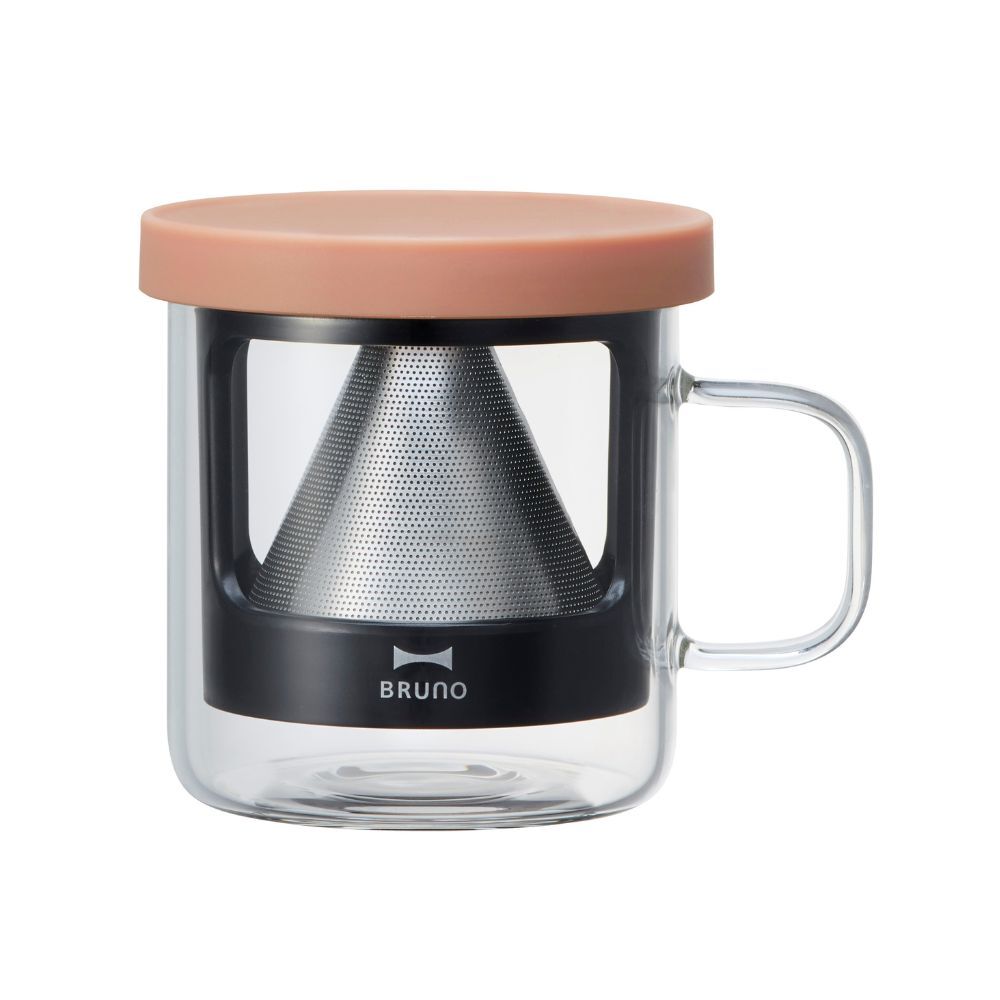 Bruno Personal Coffee Dripper - Pink / White / Green