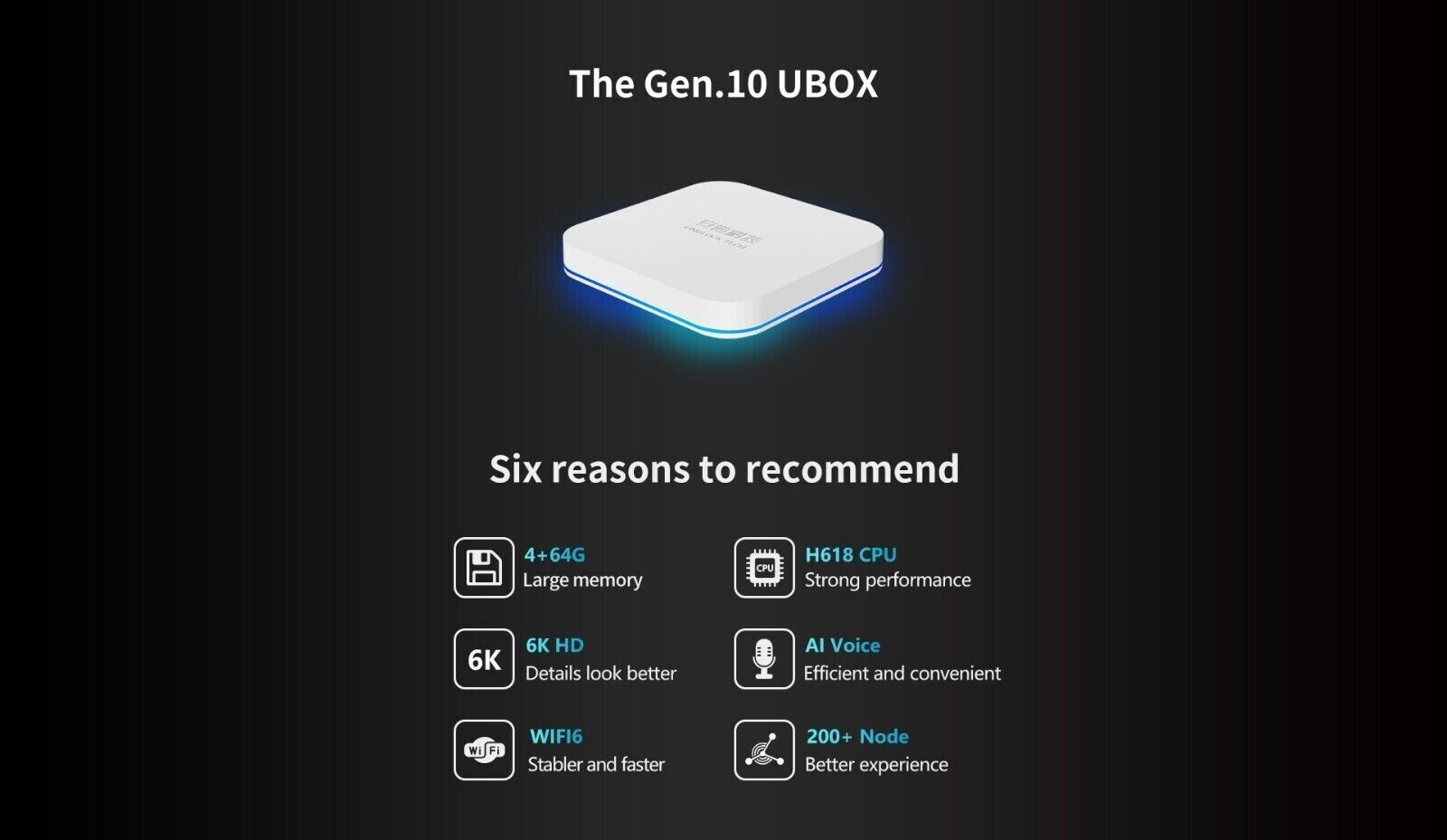 Unblock Tech UBOX 10 6k 安博科技安博盒子第十代– Japan Home Centre