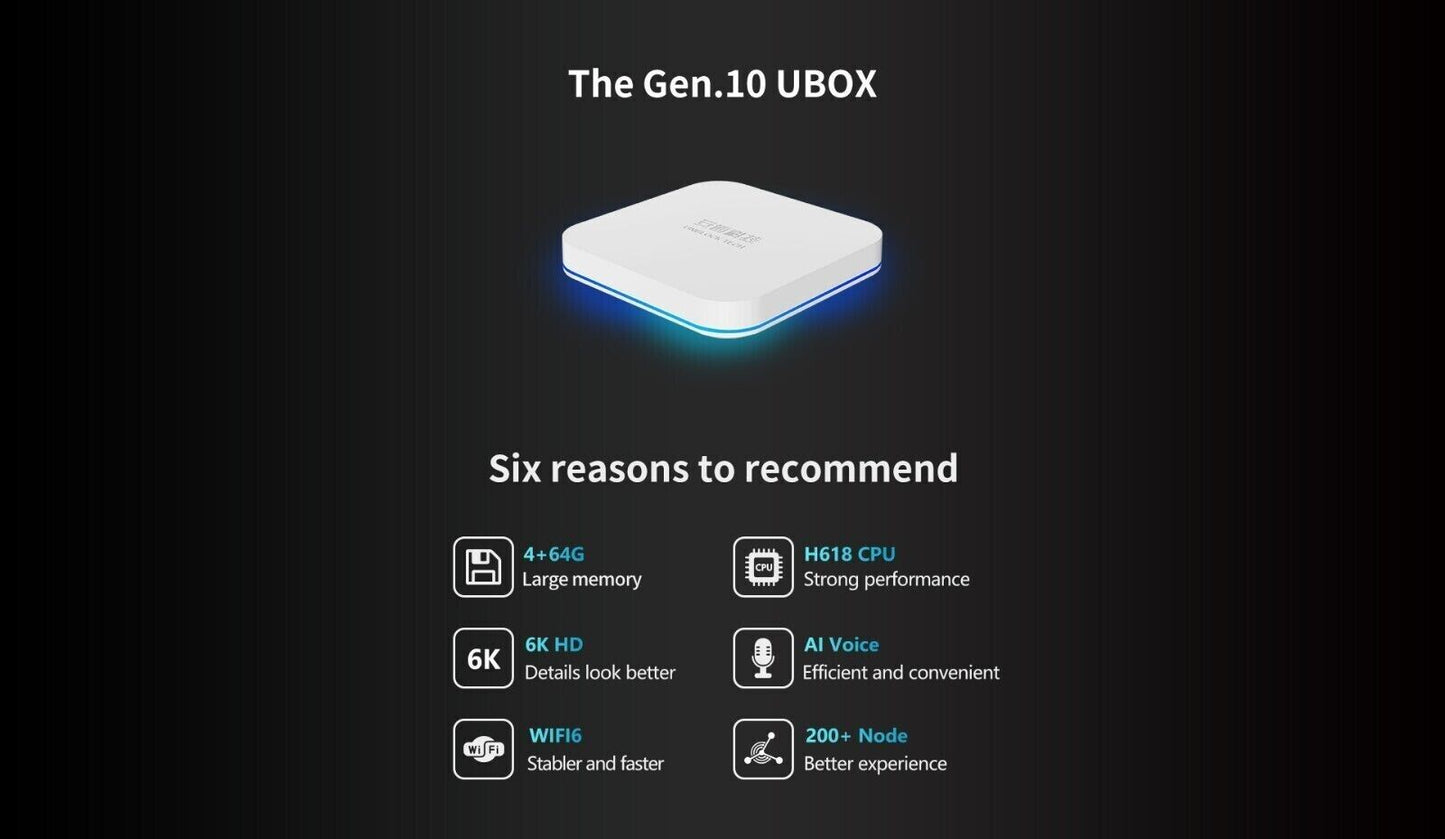 Unblock Tech UBOX 10 6k 安博科技 安博盒子 第十代
