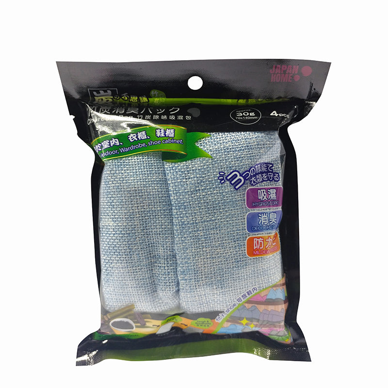 JAPANHOME Dehumidifying Charcoal Bag 30g x4