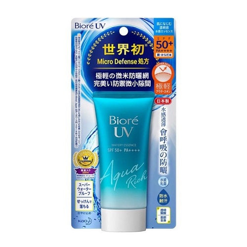 KAO Biore UV Aqua Rich Watery Essence Sunscreen SPF50+/ PA++++ 50ml