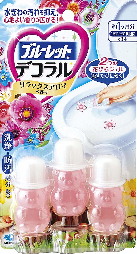 KOBAYASHI Bluelet Decoral For Toilets Relax Aroma Scent 3 Pieces