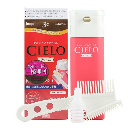 HOYO CIELO Hair Color EX Cream #3C (Caramel Brown)