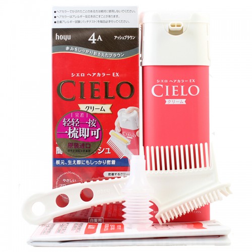 HOYO CIELO Hair Color EX Cream #4A (Ash Brown)