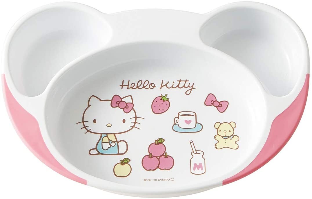 SKATER Hello Kitty Divided Children Plate