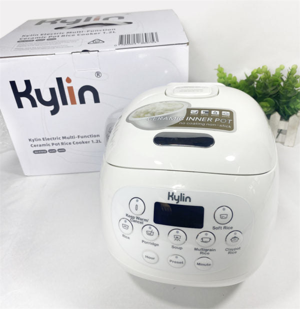 Kylin Electric Ceramic Pot 3 Cup Mini Rice Cooker 1.2L AU-K1012