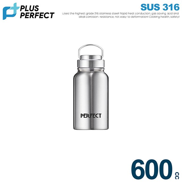 PERFECT 316 Stainless Steel with Ceramic Interior Vacuum Insulated Bottle 600ml/800ml/1100ml