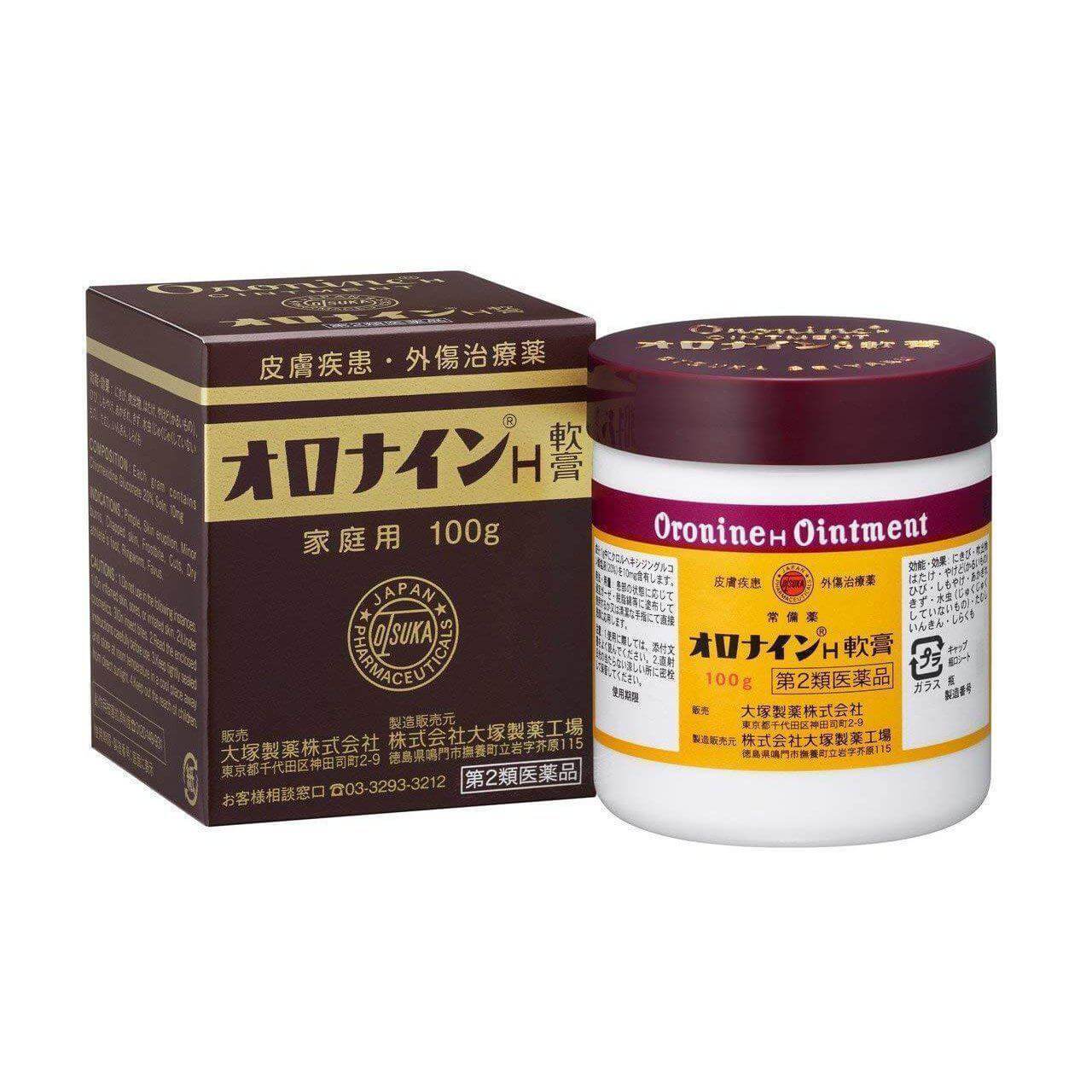 Otsuka Oronine H Ointment Medicated Cream 100g