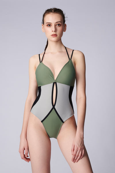MTM-|-THE-UNEXPECTED-TOURIST-One-Piece-Green/Grey