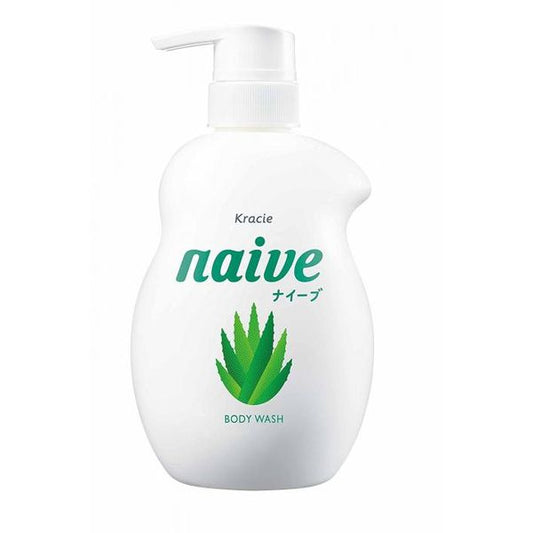 KRACIE Naive Body Pump Soap (Aloe) 530ml