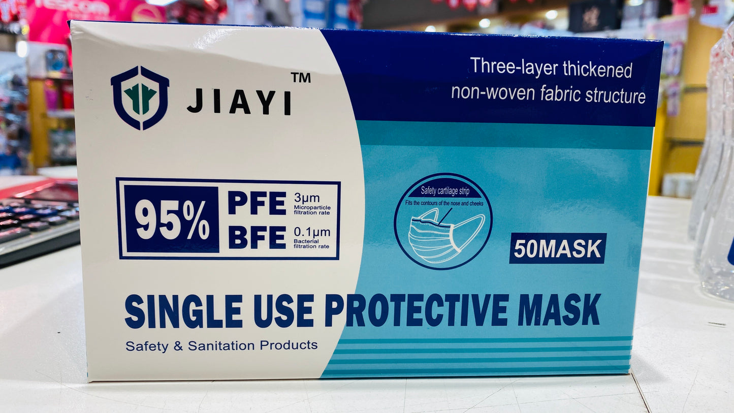 Jiayi High Quality Protective Mask (50 Pcs)