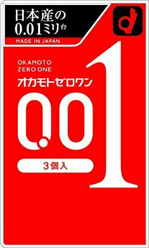 Okamoto Zero One 001 Condoms Ultra Thin 0.01mm from Japan
